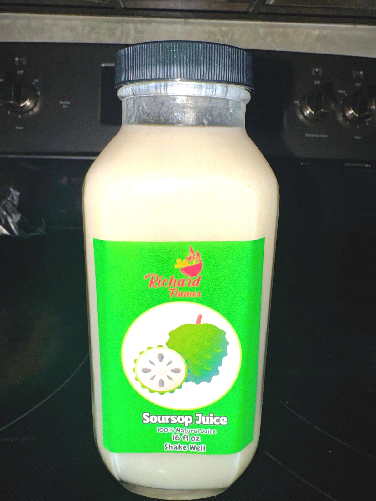 SourSop Juice 16oz 4Pack | Organic Vegan | Daily Wellness | by Chef Richard Flames