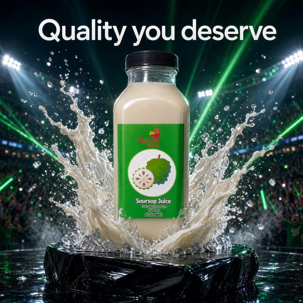 SourSop Juice 16oz 4Pack | Organic Vegan | Daily Wellness | by Chef Richard Flames