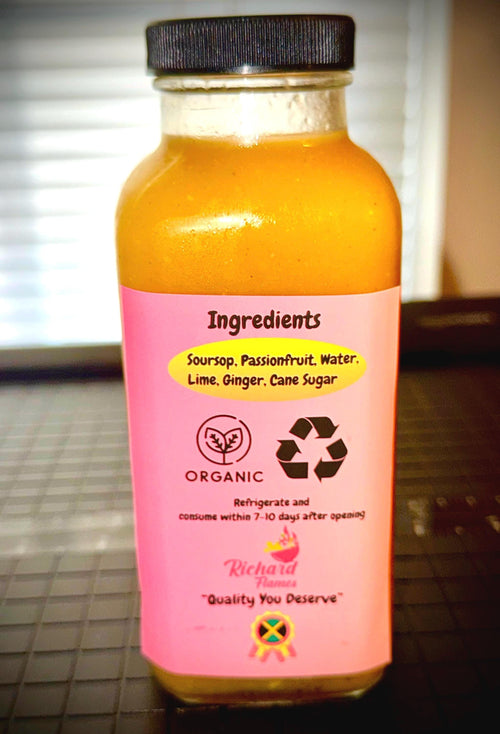 Soursop And Passionfruit Juice 16 FL oz | 4 Pack