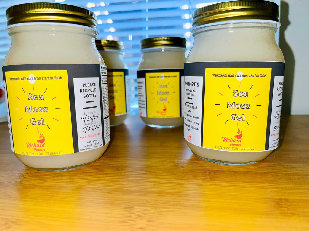 Sea Moss Gel, Organic, Non Gmo, Vegan, Essential Vitamins & Minerals.